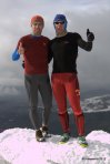 Tres capas montaña: Pablo Criado y Mayayo con primera capa Hoko Esport en trail invernal